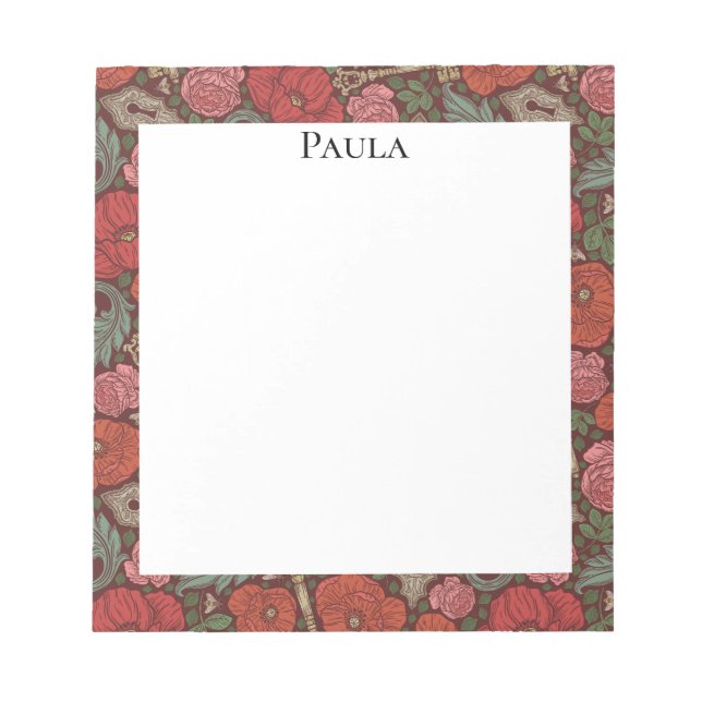 Bloc-note Clé de serrure ancienne Steampunk victorien Coquel (Devant)