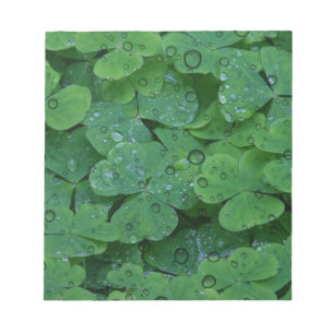 Bloc-note Clover vert irlandais