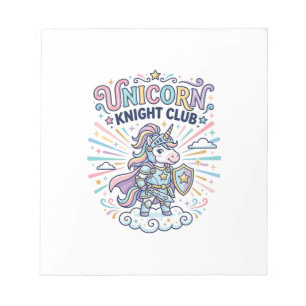 Bloc-note Club Chevalier Licorne Imprimé Prêt Vêtement Graph