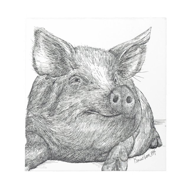 Bloc-note Cochon (Devant)