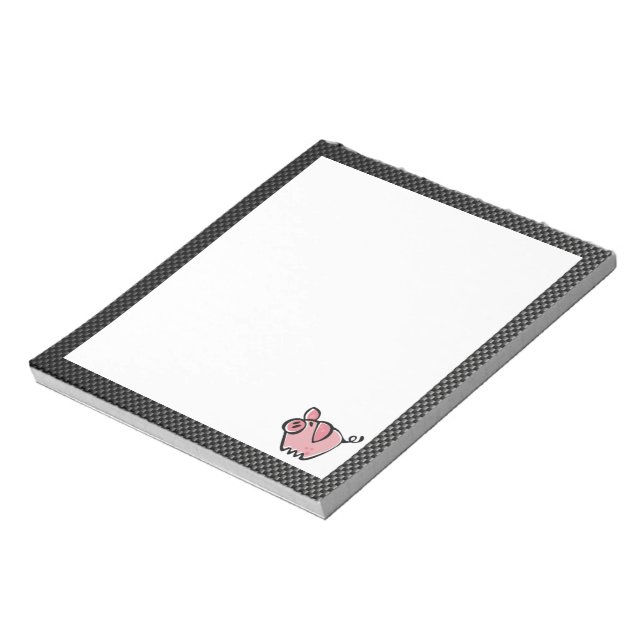 Bloc-note Cochon lisse (Tourné)