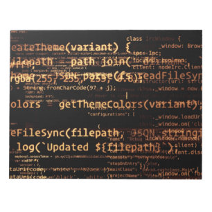 Bloc-note Code informatique