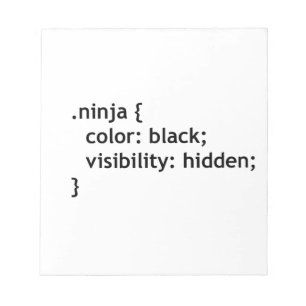 Bloc-note code ninja, script