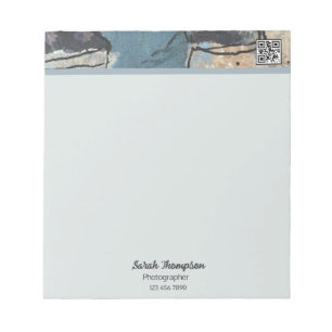 Bloc-note Code QR gris gris gris gris gris Abstrait