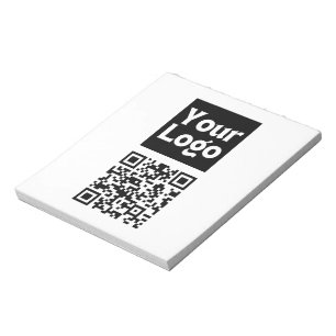 Bloc-note Code QR modifiable et logo ou image de votre entre