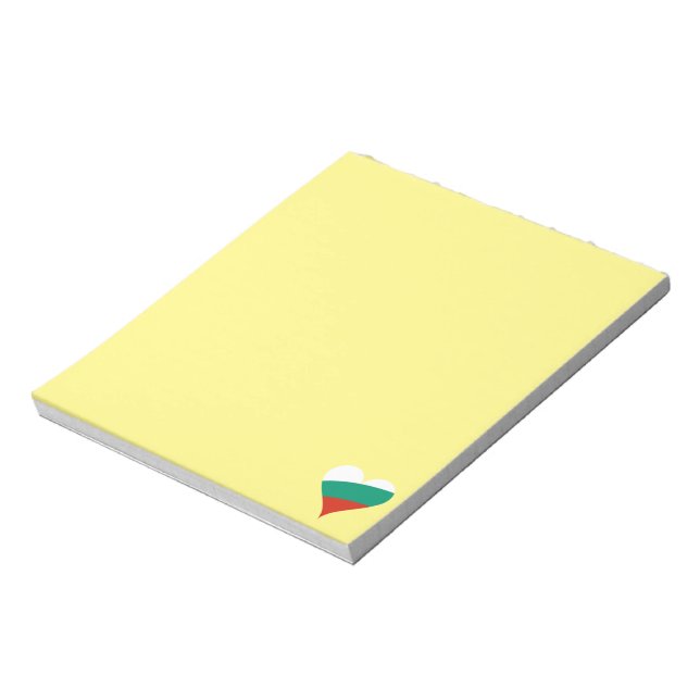 Bloc-note Coeur bulgare (Tourné)