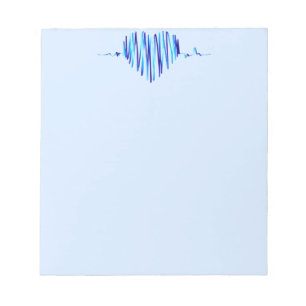 Bloc-note coeur électro