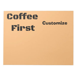 Bloc-note Coffee First Thunder_Cove