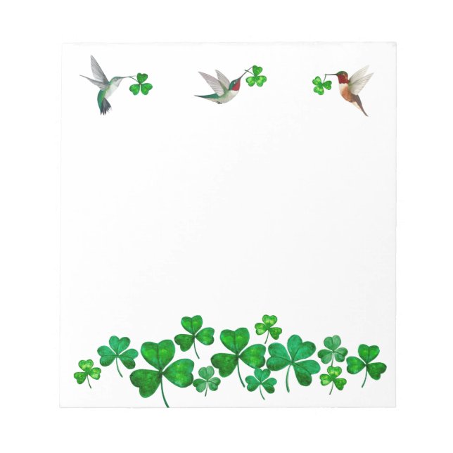 Bloc-note Colibri et Clover (Devant)