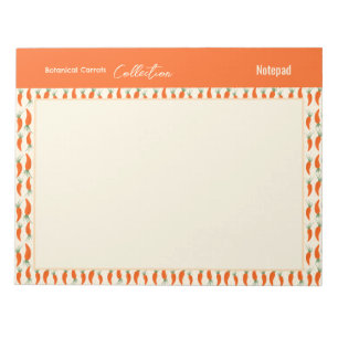 Bloc-note Collection de carottes botaniques
