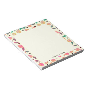 Bloc-note Collection Poires Dorées Rose
