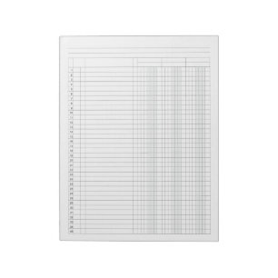 Bloc-note Colonne Comptabilité 3