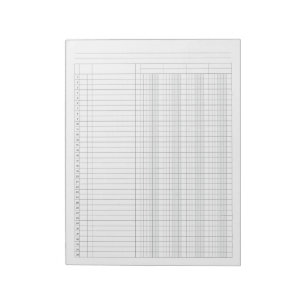 Bloc-note Colonne Comptabilité 4