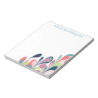 Coloré Floral Abstrait Nom du monogramme personnal