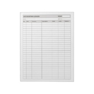 Bloc-note Comptabilisation - Comptabilité des dépenses