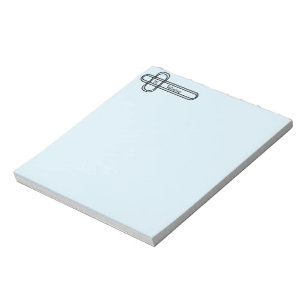 Bloc-note Conception Carré arrondie personnalisée