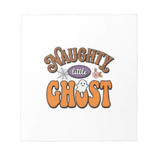Bloc-note Conception de chemise Halloween vintage de petit f