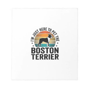 Bloc-note Conception de chemise pour amateur de chien Boston