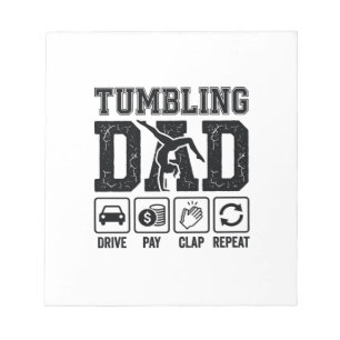 Bloc-note Conception de chemise Tumbling Dad Drive Pay Clap