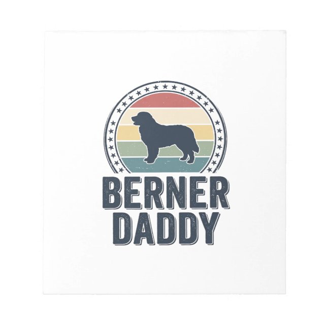 Bloc-note Conception de chemise vectorielle Berner Daddy Vin (Devant)