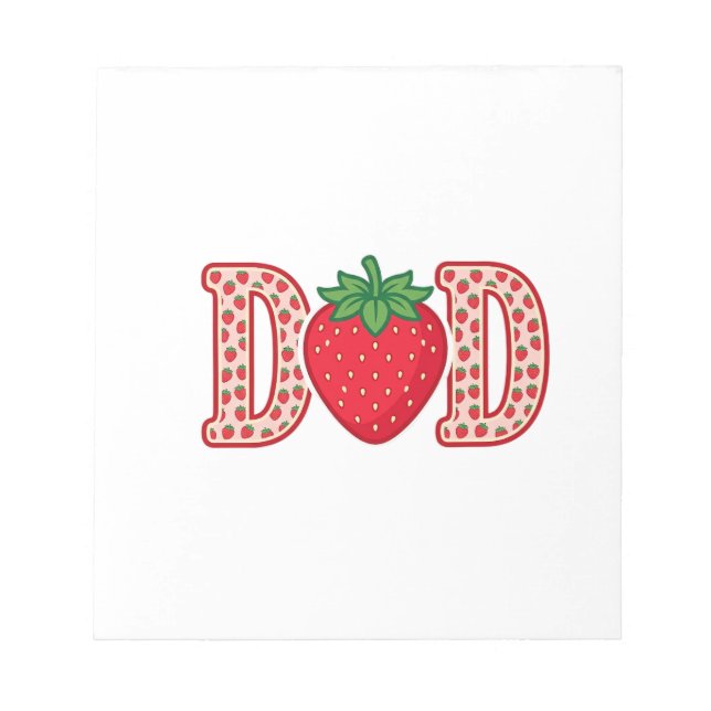 Bloc-note Conception de chemise vectorielle lettrage fraise  (Devant)