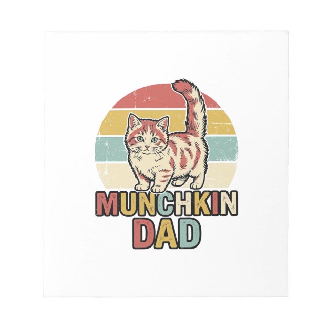 Bloc-note Conception de chemise vectorielle pour papa Munchk (Devant)