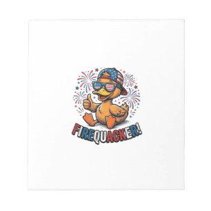 Bloc-note Conception de chemise vintage canard patriotique F