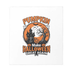 Bloc-note Conception de chemise vintage pumpkin halloween gr