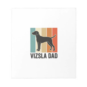 Bloc-note Conception de T-shirt pour papa amateur de Vizsla 