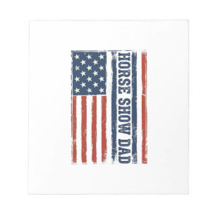 Bloc-note Conception de T-shirt vintage avec drapeau américa