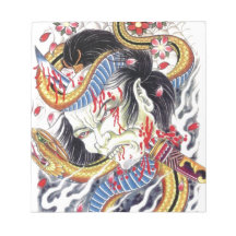 Conception de tatouage Grotesque et serpent