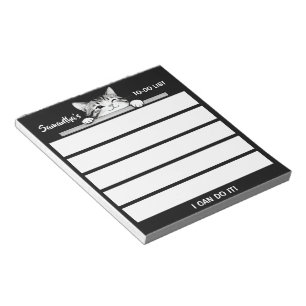 Bloc-note Conception minimaliste de chaton mignon - CHAT 2