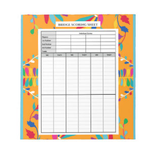 Bloc-note Conception Otomi-Mexicaine - Pad Score Pont