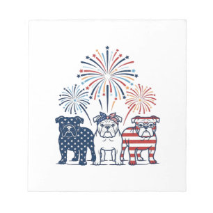 Bloc-note Conception vectorielle vintage de feux d'artifice 