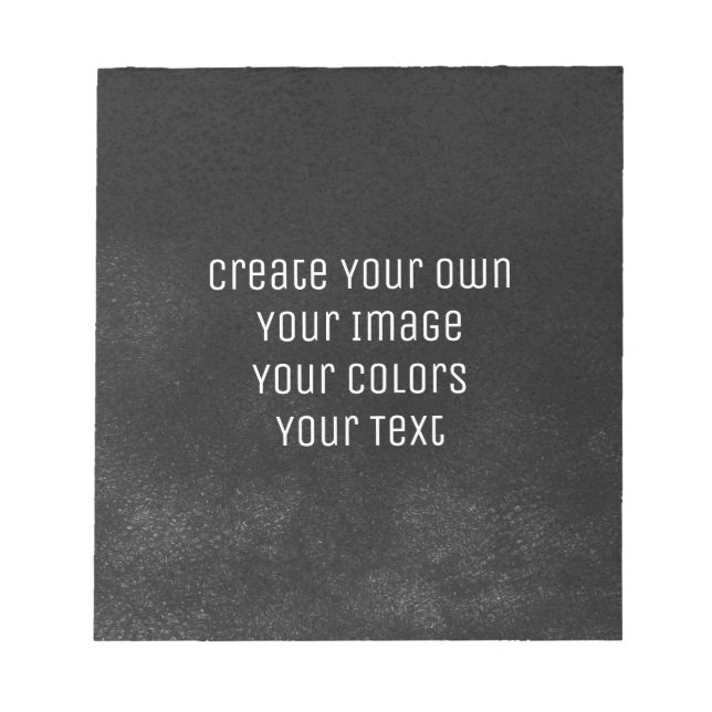 Bloc-note Concevez à votre manière - Créez la vôtre (Devant)