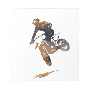 Bloc-note Concours de moto Sport Challenge Silhouette