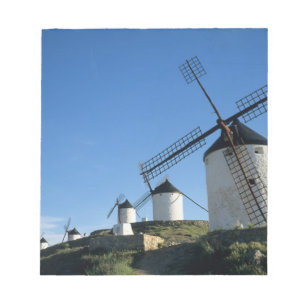 Bloc-note Consuegra, La Mancha, Espagne, éoliennes 2