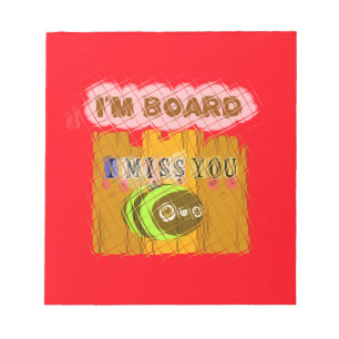 Bloc-note Cool Romantique Funny Je me manque Vous Je suis en