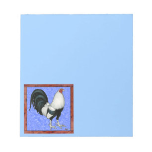 Bloc-note Coq domestique encadré