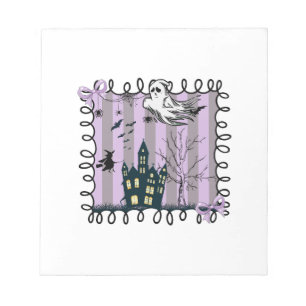 Bloc-note Coquette iridescente Halloween