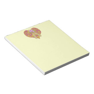 Bloc-note Coquette Orchid Heart