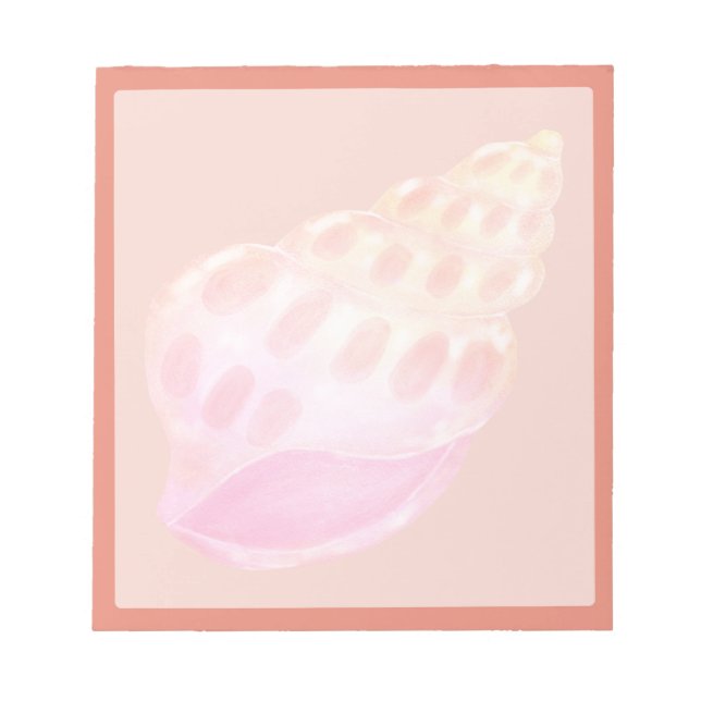 Bloc-note Coquille Rose 3 (Devant)