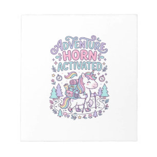 Bloc-note Corne d'Aventure de Licorne Activée Graphique Past