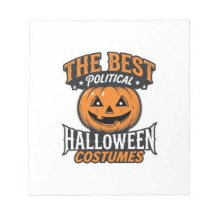 Bloc-note Costume de Halloween politique Citrouille Vintage 