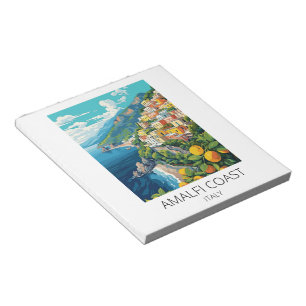 Bloc-note Côte Amalfitaine Italie Voyage Minimaliste Vintage