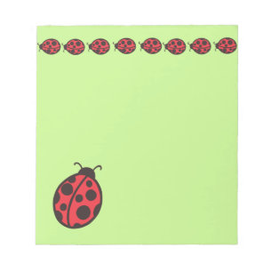Bloc-note Couette Red Ladybugs Enseignant's Notepad Cadeau