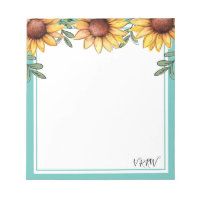 Couleur de tournesol Monogramme