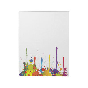 Bloc-note COULEUR FUNNY SPLASH II + votre backgr. & idées
