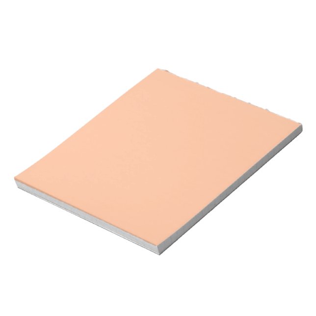 Bloc-note Couleur solide Fuzz Peach (Tourné)