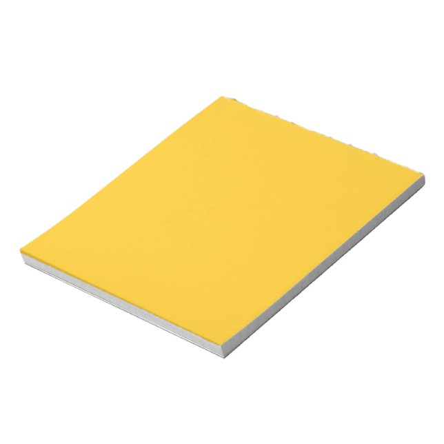 Bloc-note Couleur uni jaune soleil (Tourné)